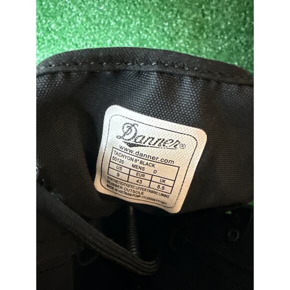 Danner Tachyon 8" Black Military Combat Tactical Boots 50120 Men’s Size 9 - Picture 6 of 7